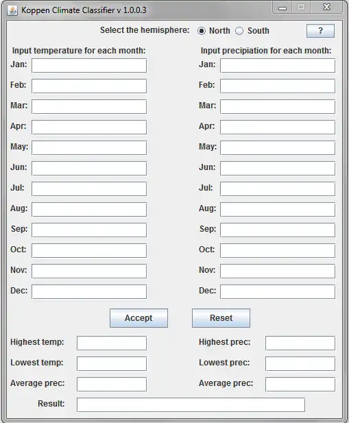 WebツールまたはWebアプリをダウンロードKoppenClimate Classifier