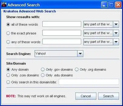 Download web tool or web app Krakatoa Desktop Search