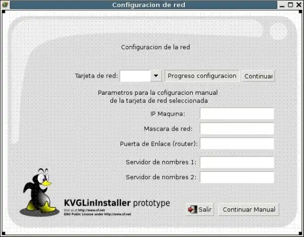 Download web tool or web app KVGLinInstaller