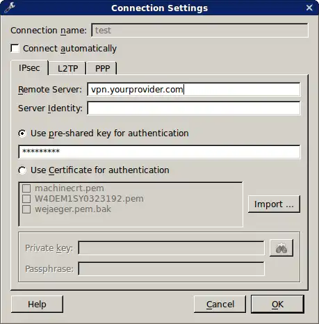 Download web tool or web app L2TP over IPsec VPN Manager