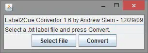 Download web tool or web app Label2Cue Convertor