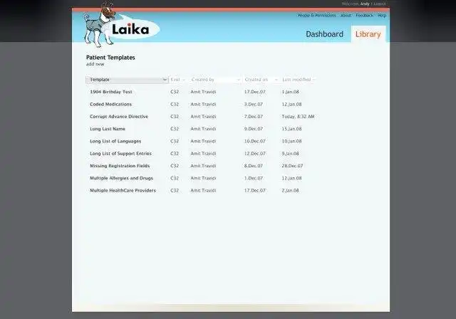 ডাউনলোড ওয়েব টুল বা ওয়েব অ্যাপ LAIKA: EHR টেস্টিং ফ্রেমওয়ার্ক