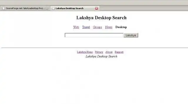 Download web tool or web app Lakshya Desktop Search