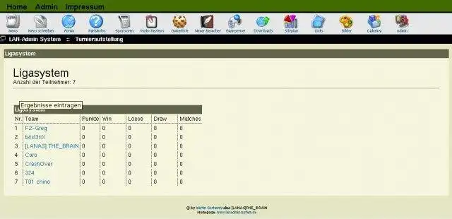 Download web tool or web app LAN Admin System