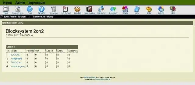 Download web tool or web app LAN Admin System