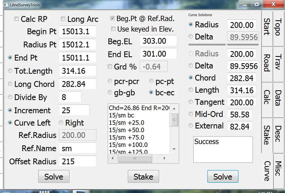 Download web tool or web app LAnd Survey Tools