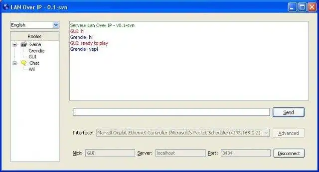 Download web tool or web app LAN Over IP