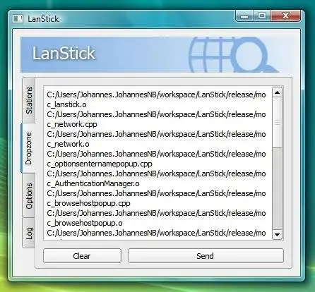 Загрузите веб-инструмент или веб-приложение LanStick