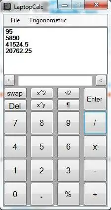 Download web tool or web app LaptopCalc to run in Windows online over Linux online