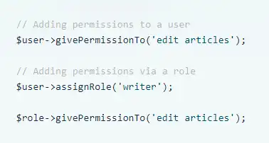 Download web tool or web app Laravel permission