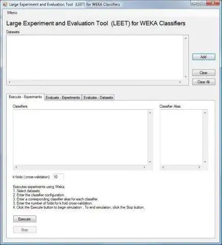 Download web tool or web app Large Experiment and Evaluation Tool