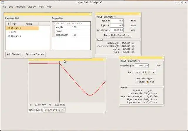 Descărcați instrumentul web sau aplicația web LaserCalc pentru a rula în Windows online prin Linux online