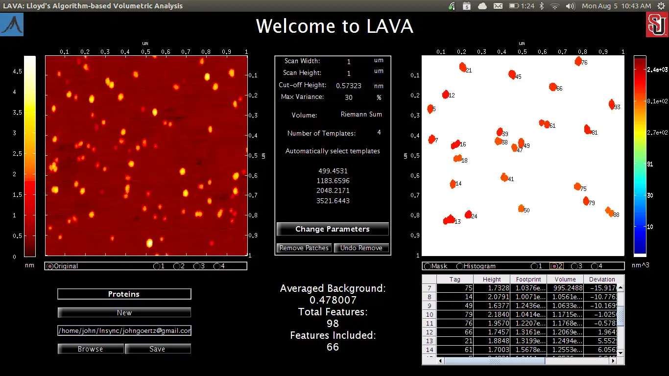 Download web tool or web app LAVA for AFM to run in Linux online