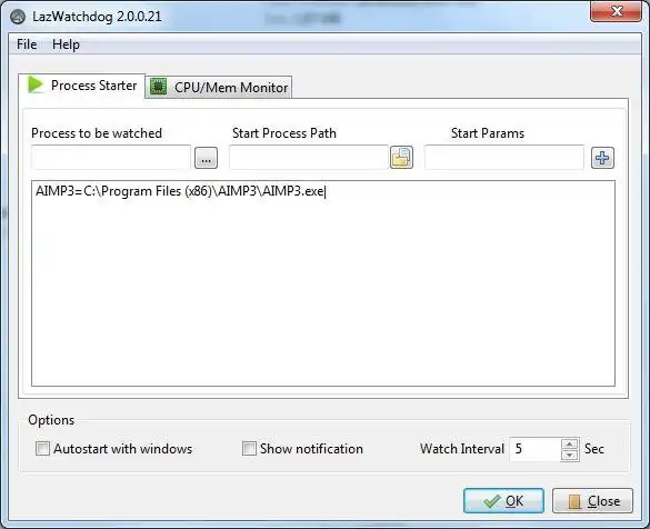 Download web tool or web app LazWatchDog