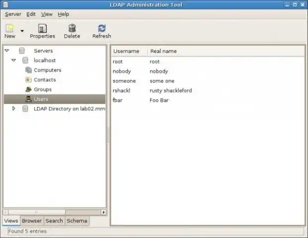 Download web tool or web app LDAP Administration Tool