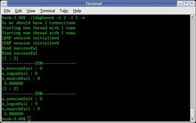 Download web tool or web app ldap benchmark