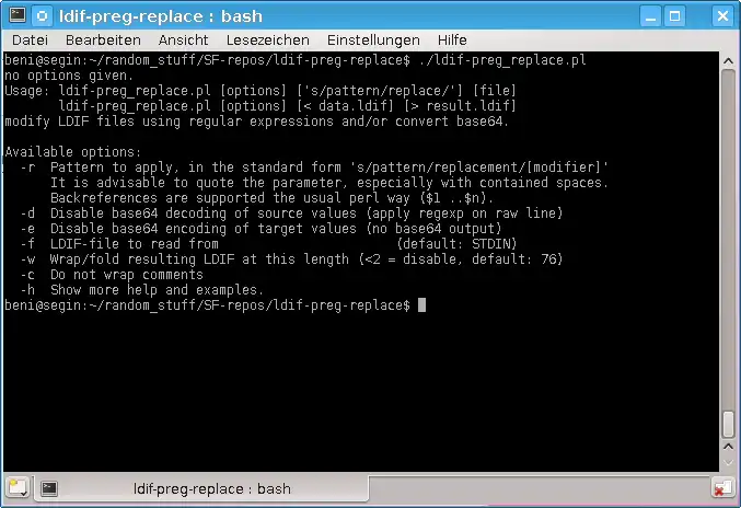 Download web tool or web app ldif-preg_replace