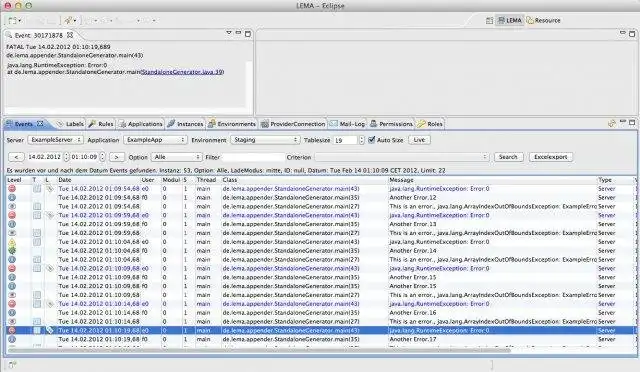 Download web tool or web app LEMA - Log/Event Monitor and Analyser