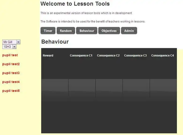 Download web tool or web app Lesson Tools