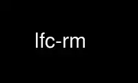 Run lfc-rm in OnWorks free hosting provider over Ubuntu Online, Fedora Online, Windows online emulator or MAC OS online emulator