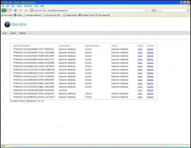 Download web tool or web app Liberatio Systems Management