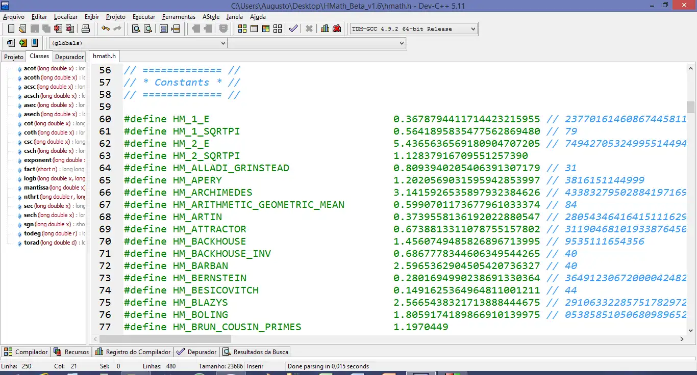 Download web tool or web app Lib Hyper Math for GCC (C++) to run in Linux online