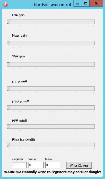 Download web tool or web app librtlsdr-wincontrol