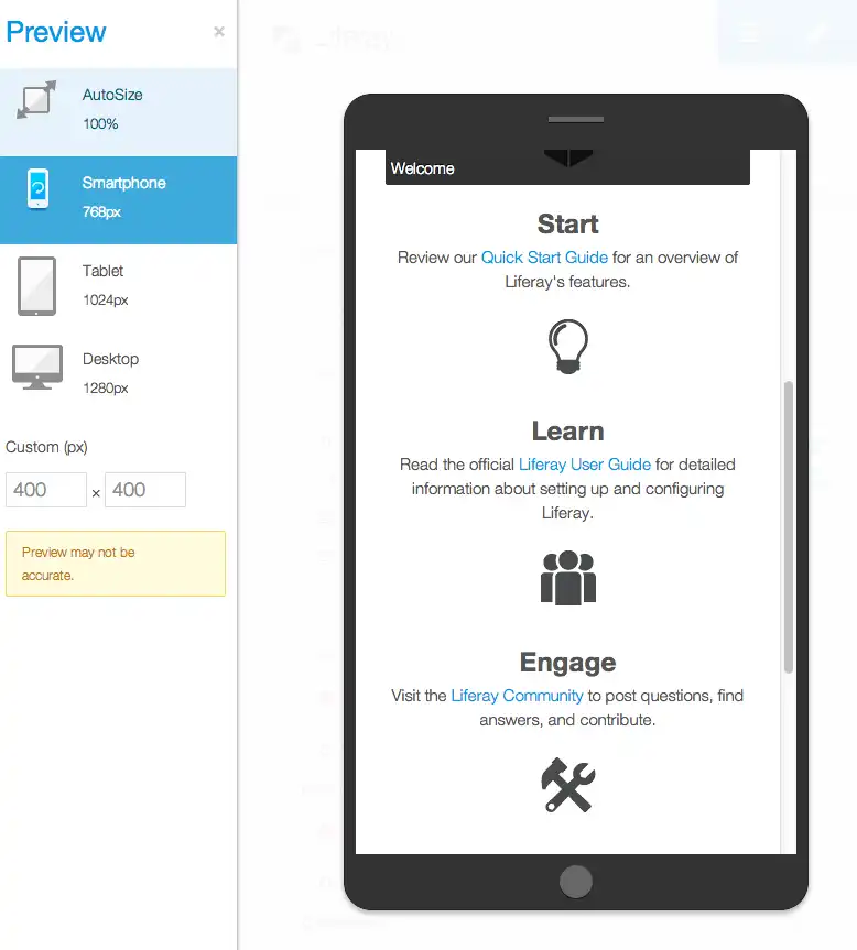 Download web tool or web app Liferay Portal