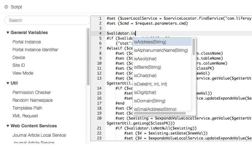 Download web tool or web app Liferay Portal