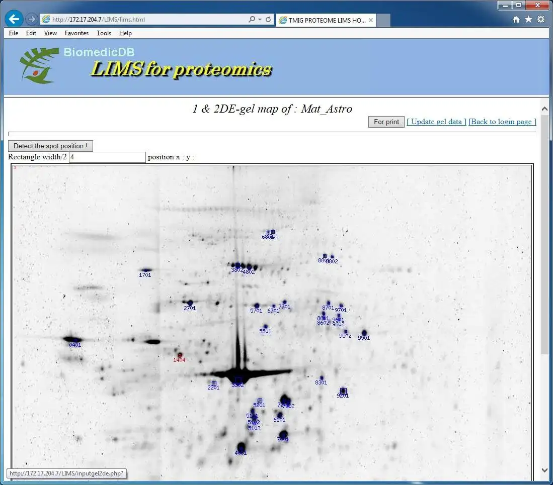 Download web tool or web app LIMS for proteomics to run in Linux online