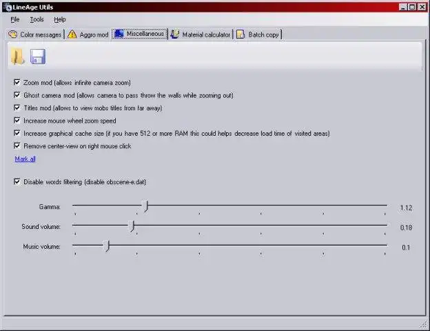 Download web tool or web app LineAge Utils