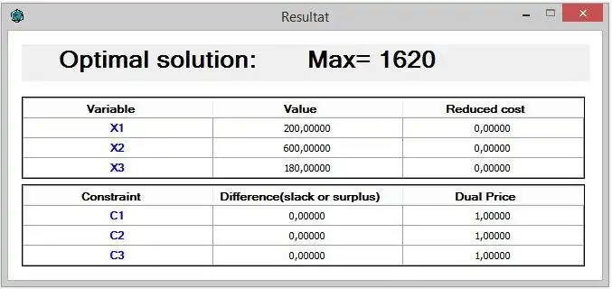 Download web tool or web app Linear Program Solver (Simplex)