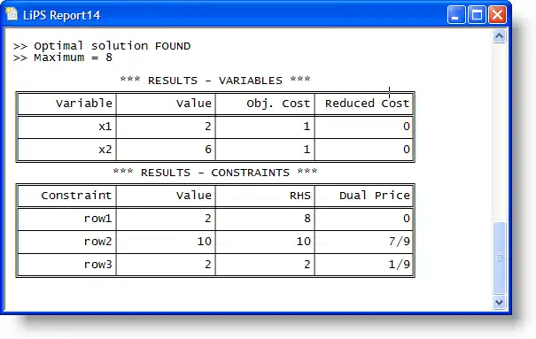 Download web tool or web app Linear Program Solver to run in Windows online over Linux online