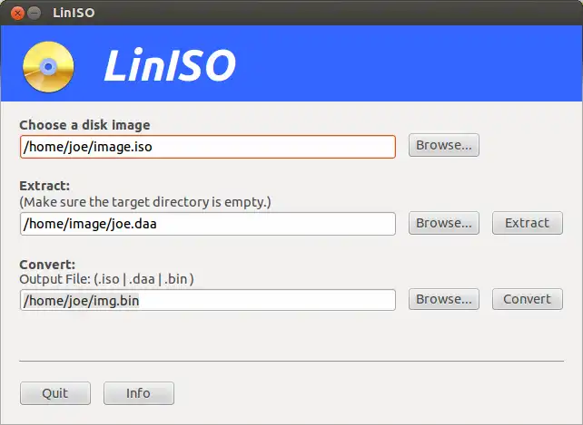 Download web tool or web app LinISO