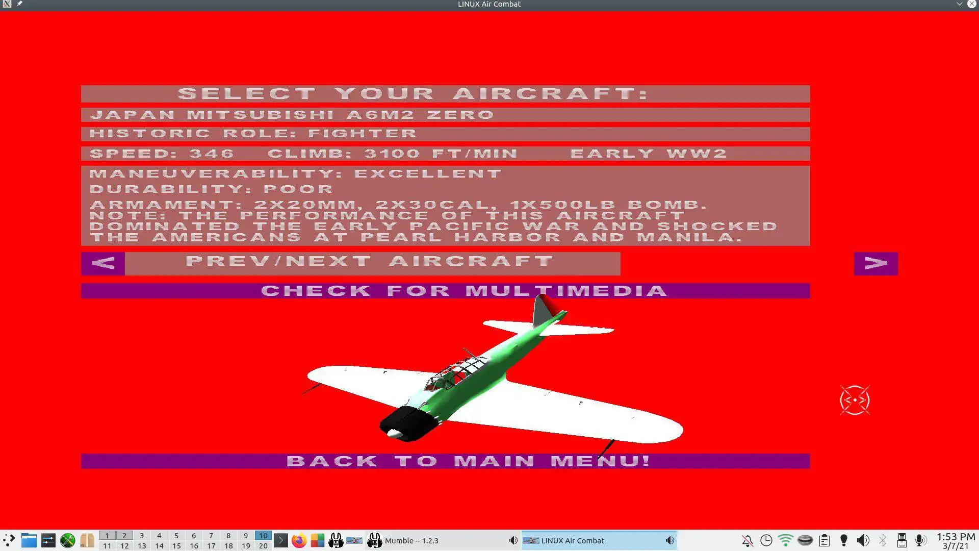 Download web tool or web app Linux Air Combat