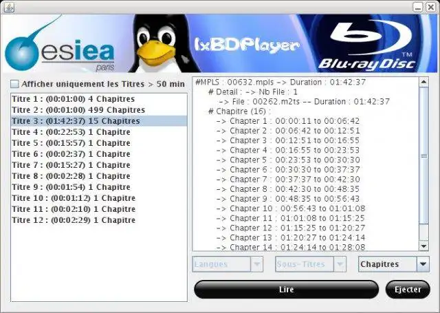 Download web tool or web app Linux Bluray Disc Player