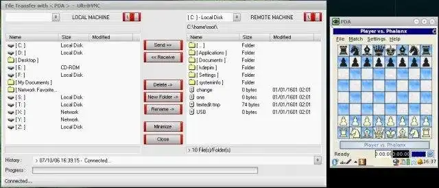 Download web tool or web app Linux-PDA fbVNCServer