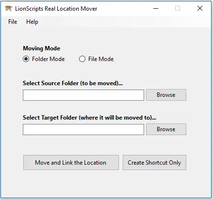 Download web tool or web app LionScripts Real Path Changer-Windows