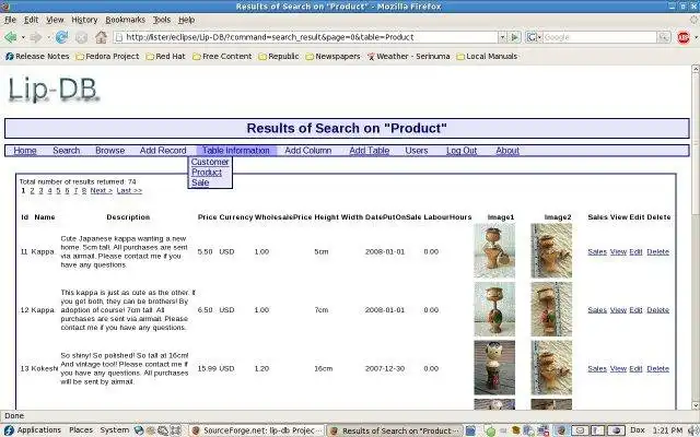 Download web tool or web app Lip-DB