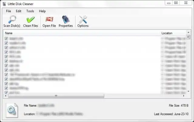 Download web tool or web app Little Disk Cleaner