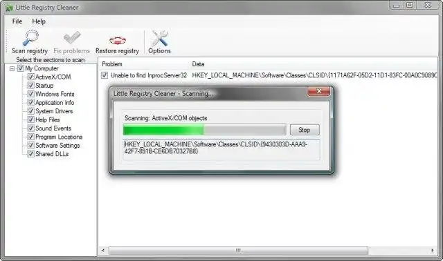 Download web tool or web app Little Registry Cleaner