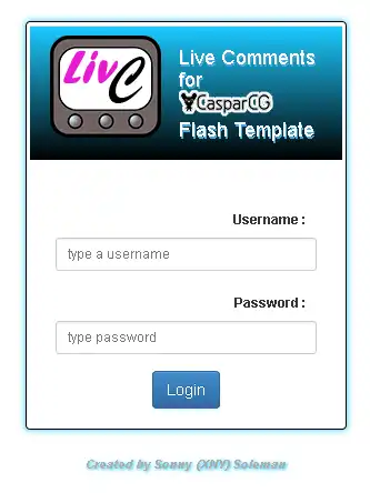 Download web tool or web app LiveCommentsCasparCG