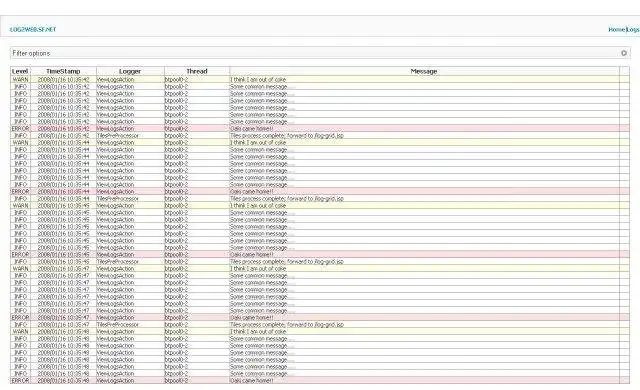 Download web tool or web app log2web