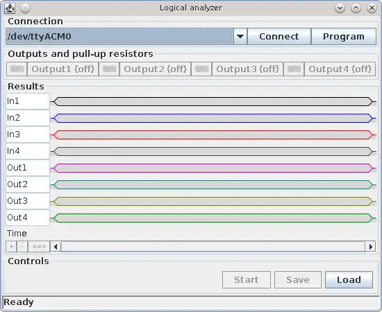 Download web tool or web app LogicalAnalyzer to run in Linux online