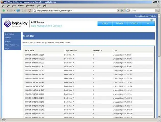 Download web tool or web app logicAlloy RFID Platform for EPC  ALE