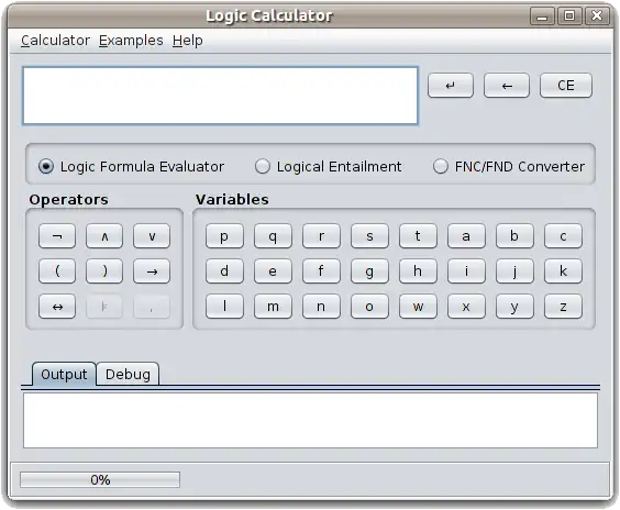 Download web tool or web app Logic Calculator to run in Linux online