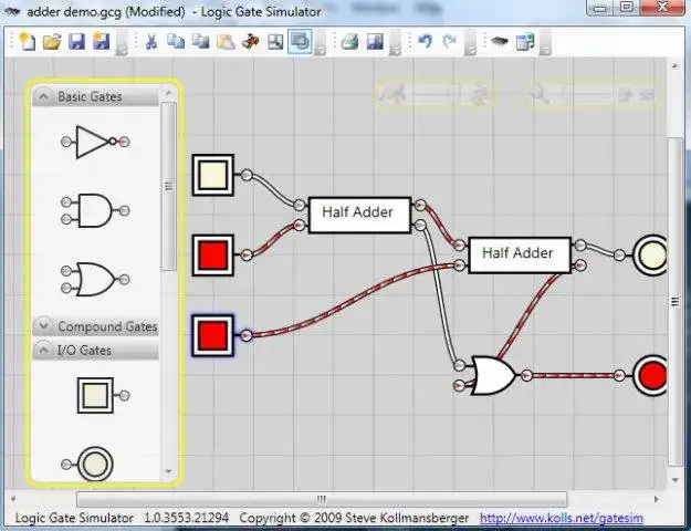 Download web tool or web app Logic Gate Simulator to run in Windows online over Linux online