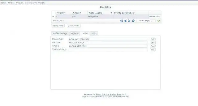 Download web tool or web app Logon Script Manager