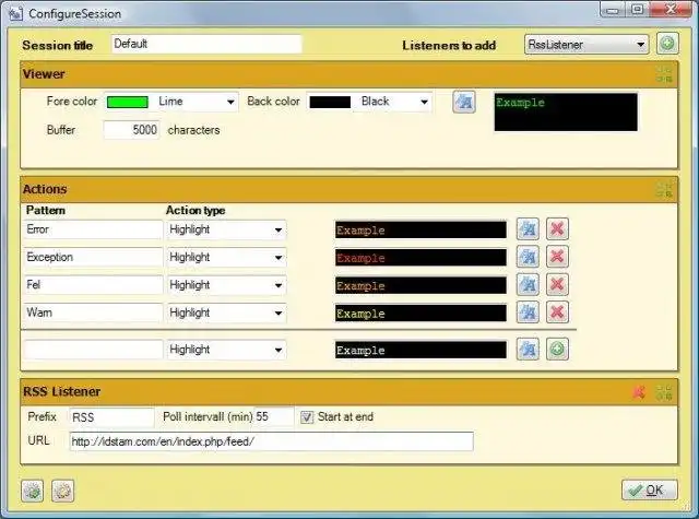 Download web tool or web app logview4net