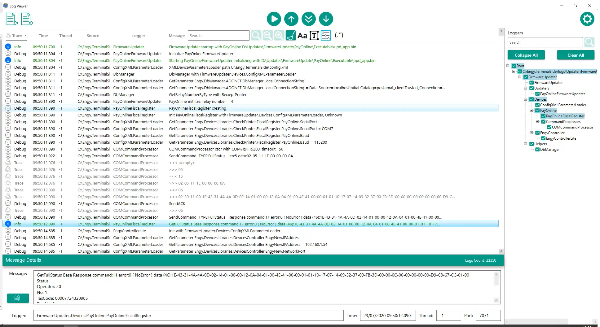 Download web tool or web app LogViewer (Log4j, NLog)